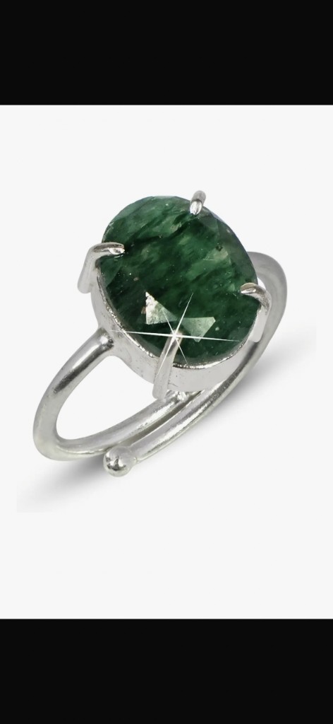 Green Aventurine Gemstone Ring