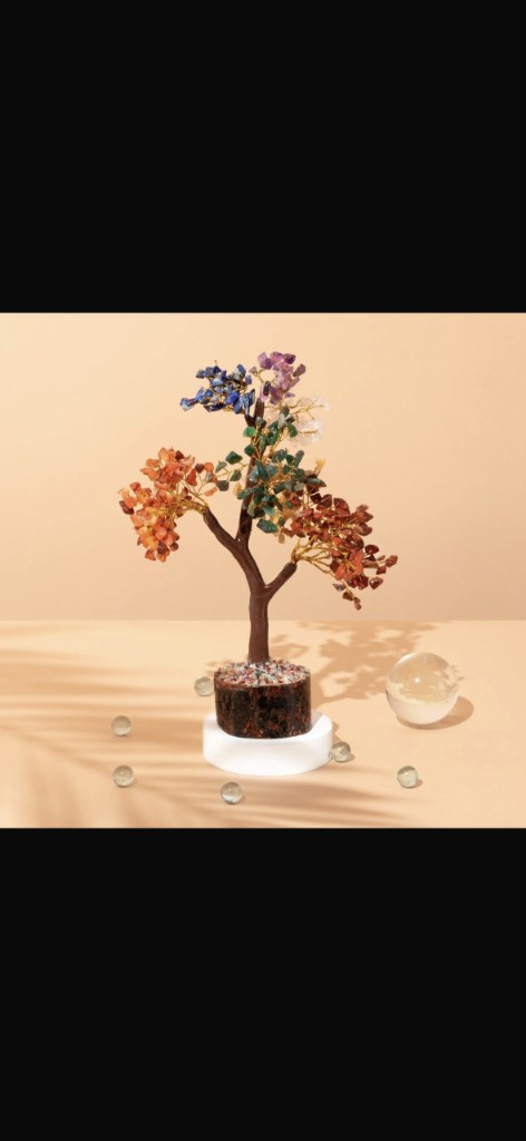 Seven Chakra Crystal Tree